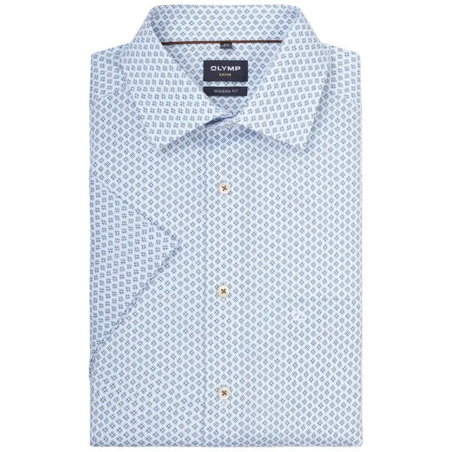 Olymp comfort casual overhemd lichtblauw
