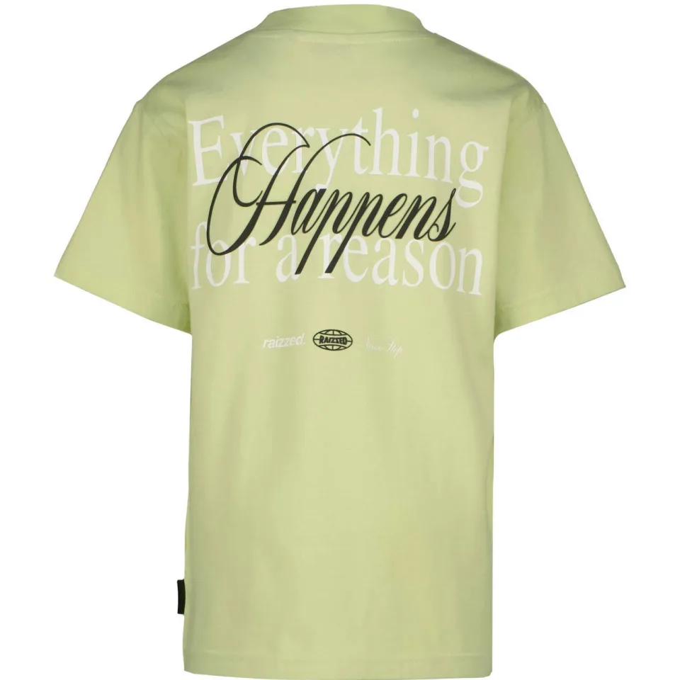 Raizzed T-shirt met backprint limegroen, foto 5