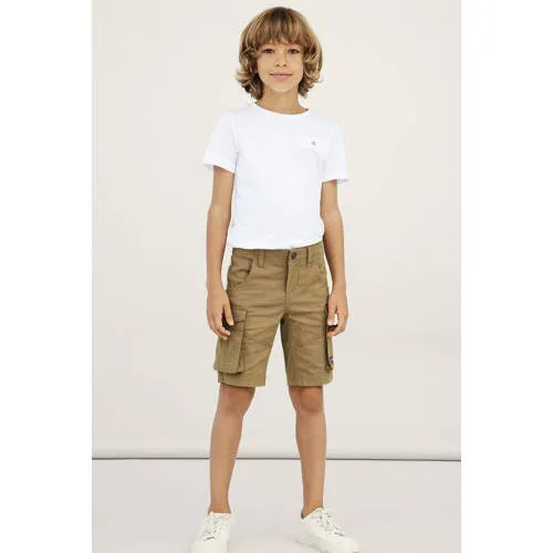 NAME IT NKMRYAN cargo bermuda olijfgroen, foto 3
