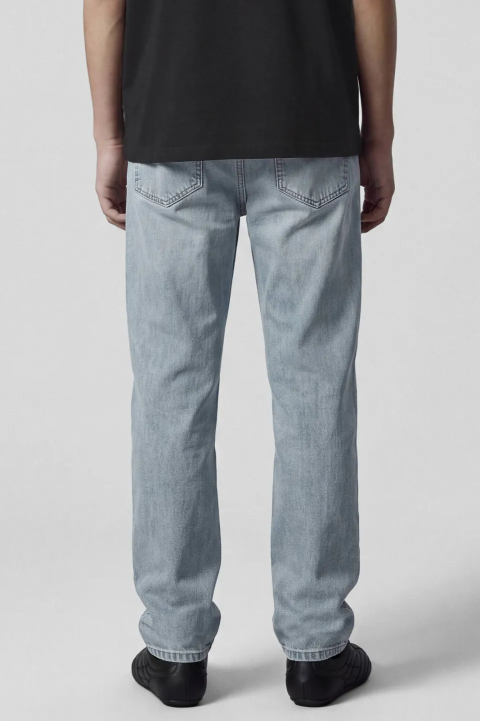 LMTD straight leg jeans - light blue denim, foto 5