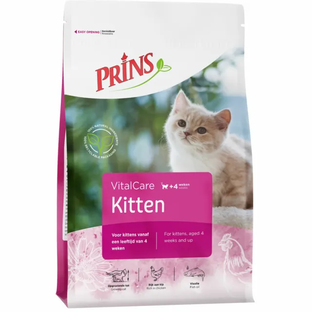 Prins VitalCare Kitten kattenvoer 10 kg