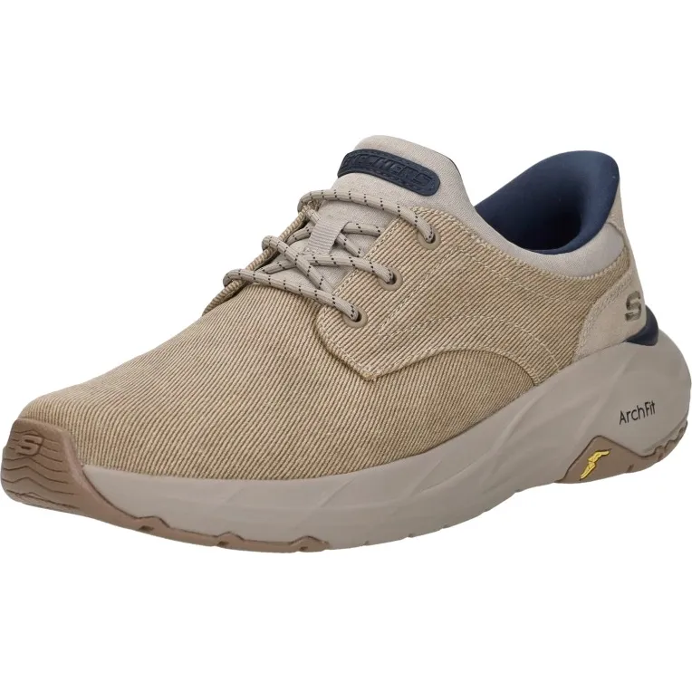 Skechers Slip-Ins Arch Fit Maverick veterschoenen beige, foto 3