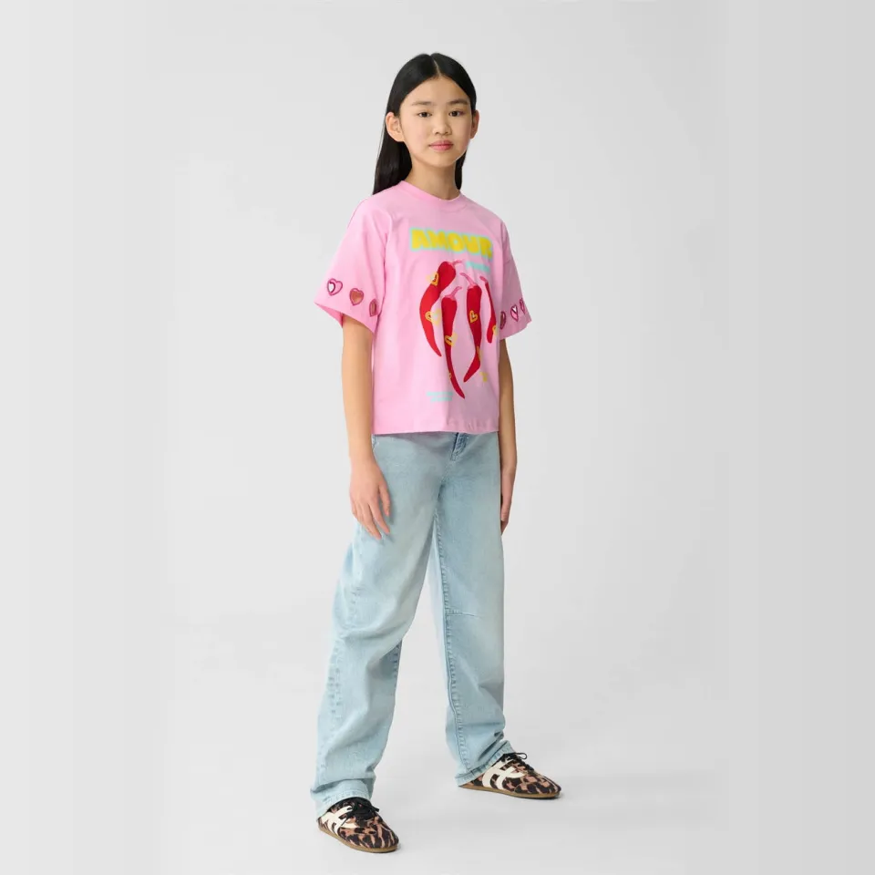 Shoeby high waist barrel jeans light blue denim