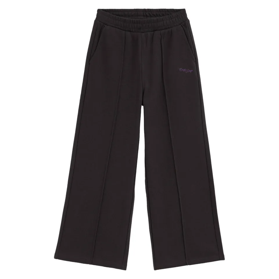 WE Fashion wide leg joggingbroek antraciet, foto 2