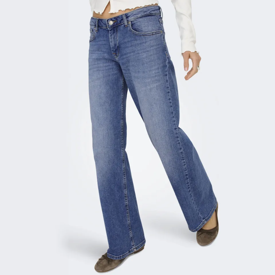Only straight leg jeans medium blue denim, foto 4