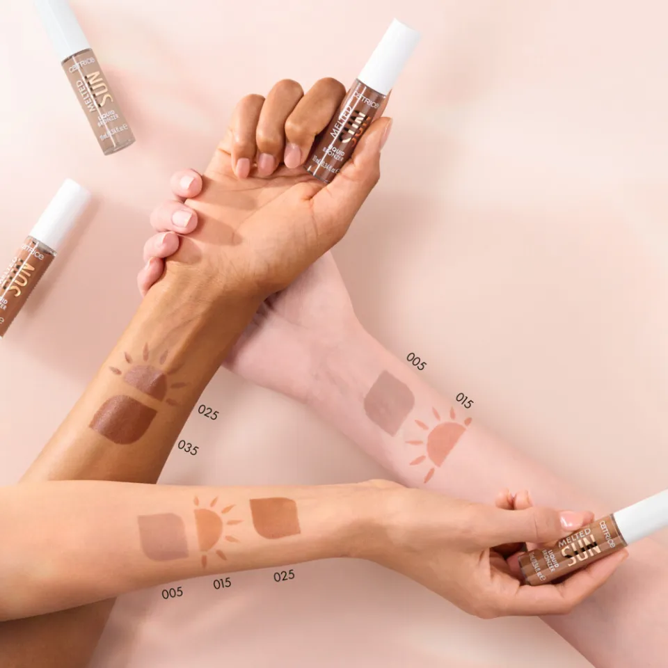 Catrice Melted Sun liquid bronzer 025 Beach Please bruin, foto 4