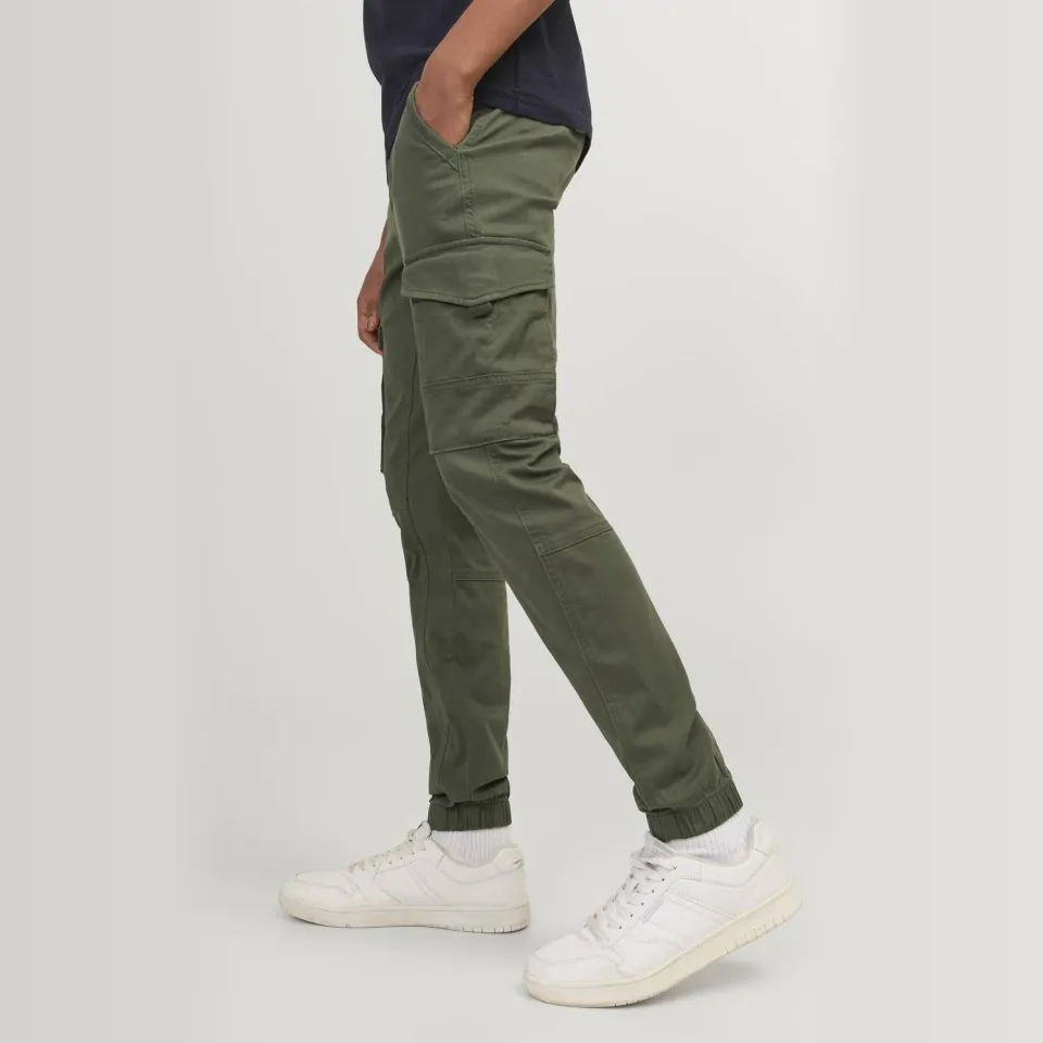 Jack & Jones Paul Flake cargobroek olijfgroen, foto 6