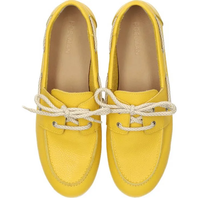 Poelman Callie leren bootschoenen - geel, foto 6