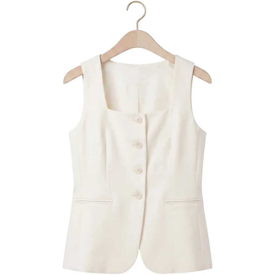Ydence gilet ecru, foto 3