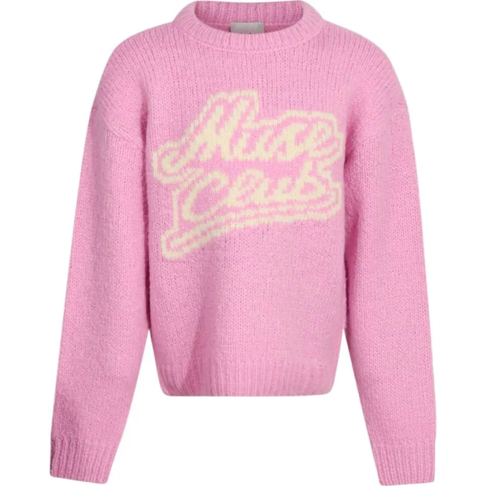 Shoeby gebreide trui met tekst en wol - roze, foto 2