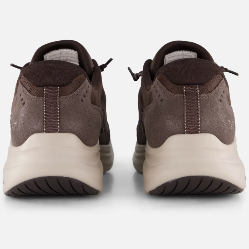 Skechers Slip-ins Contour Foam veterschoenen bruin, foto 5
