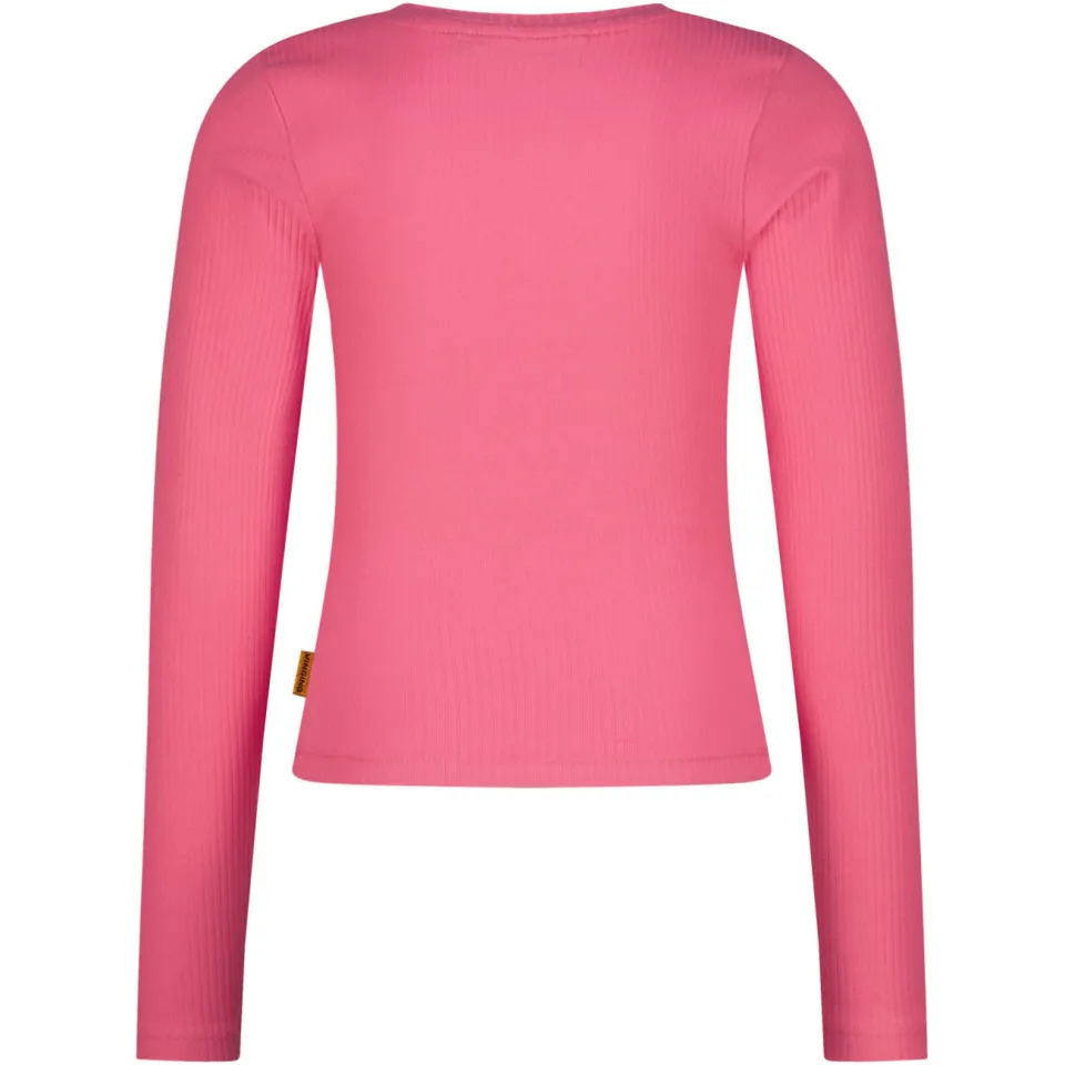 Vingino ribgebreide longsleeve roze, foto 3