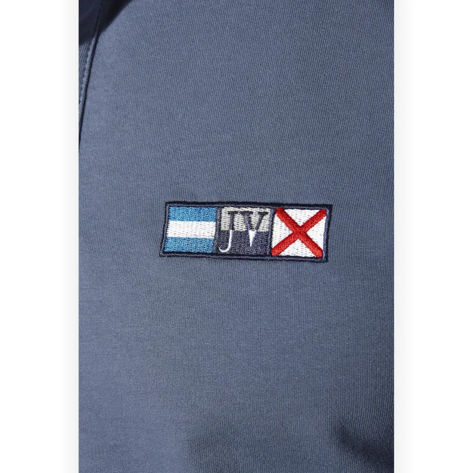 Jan Vanderstorm longsleeve JORNSEN Plus blauw, foto 5