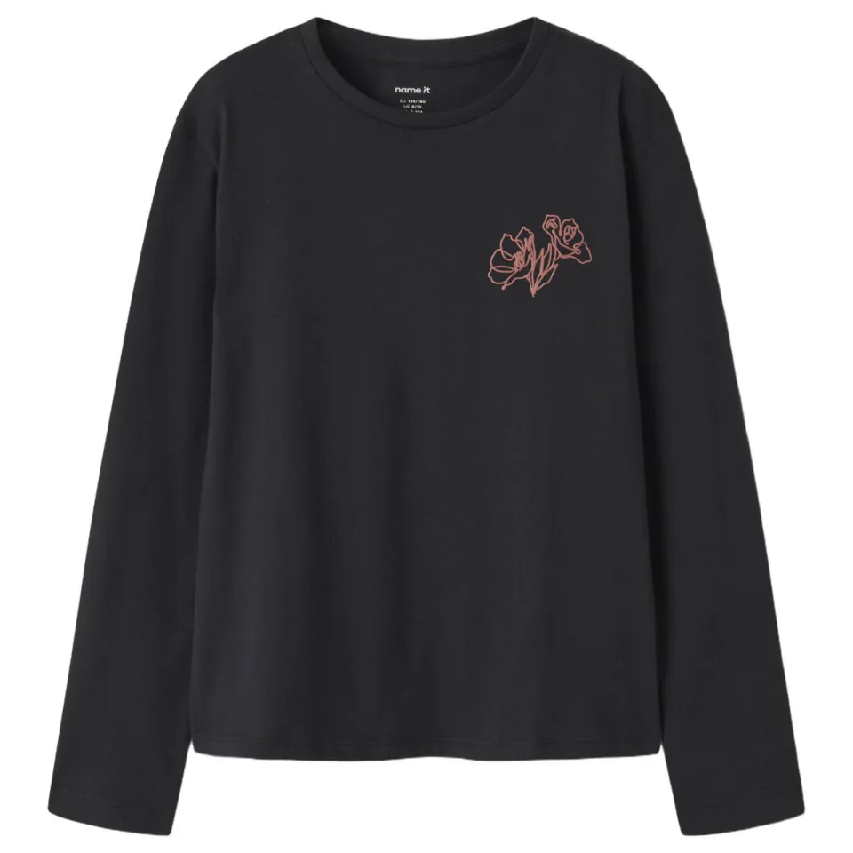 NAME IT longsleeve met backprint zwart, foto 2