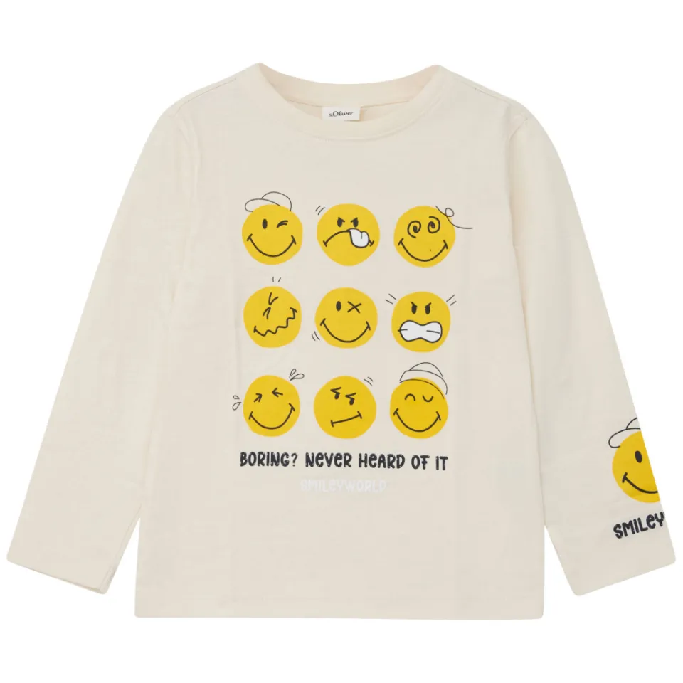 s.Oliver longsleeve met print ecru, foto 2