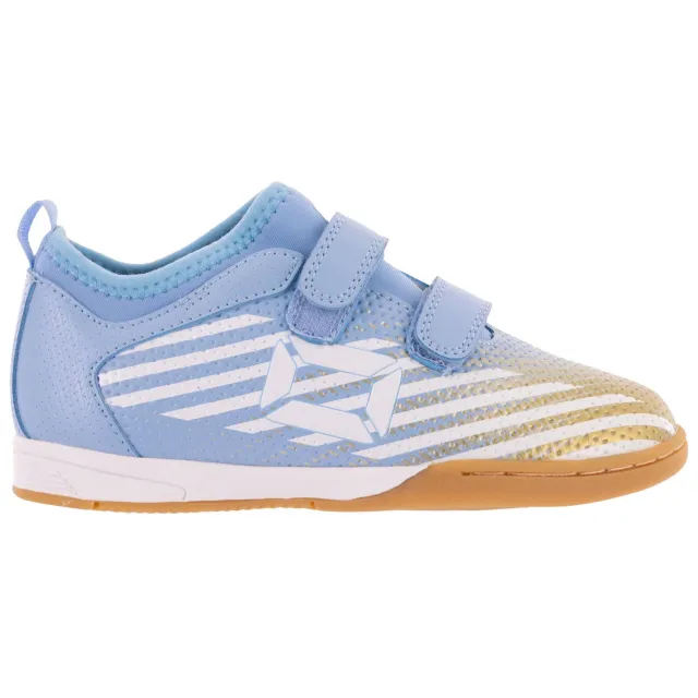 Stanno Vulture IN JR III junior voetbalschoenen - lichtblauw/wit/goud