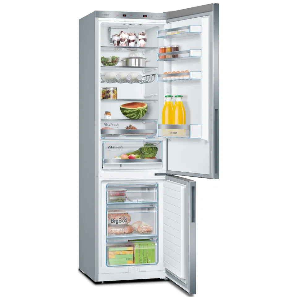 Bosch KGE39ALCA Koel-vriescombinatie Zilver, foto 2