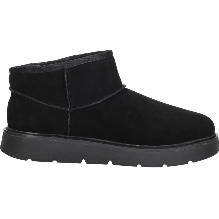 Skechers Slip-Ins Keep Street Cozy Mini enkellaarsjes zwart