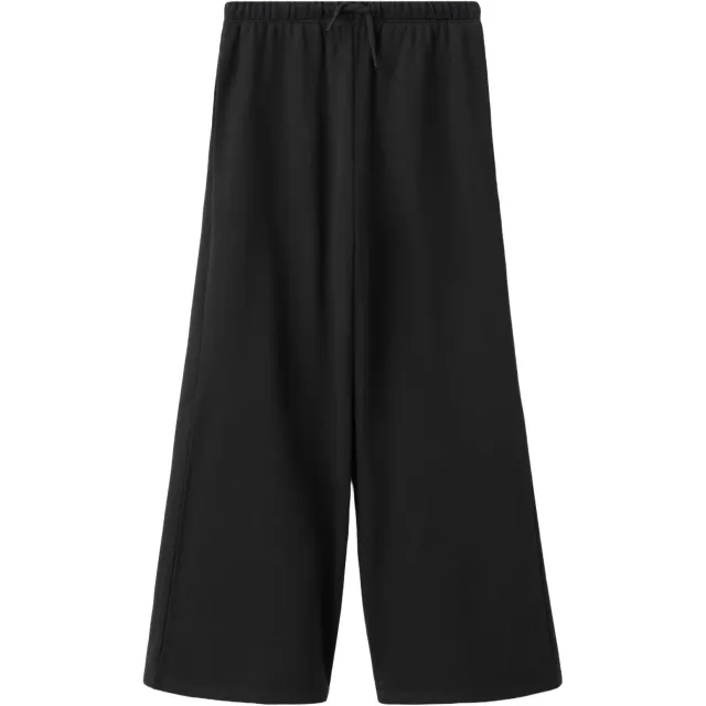 Mango palazzo joggingbroek zwart