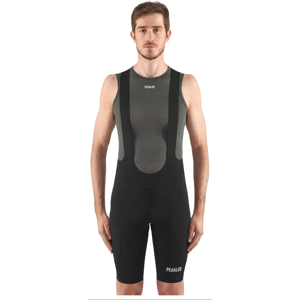 Pedaled Element Lightweight fietsbroek met bretels zwart