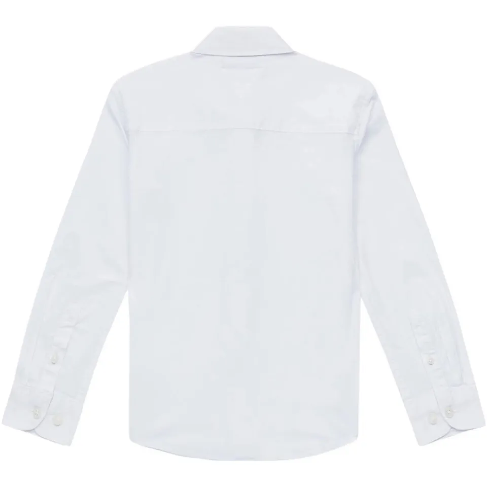 Tommy Hilfiger poplin overhemd wit, foto 3