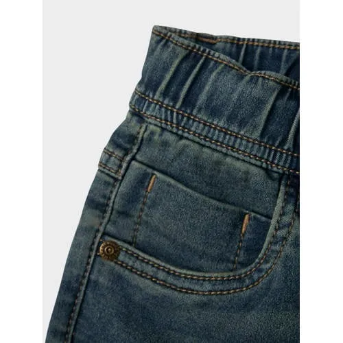 NAME IT KIDS slim fit jeans vintage dark blue denim, foto 4
