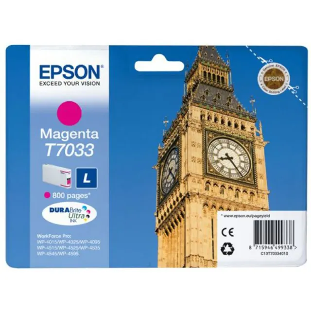 Epson T7033 (C13T70334010) Inktcartridge Magenta