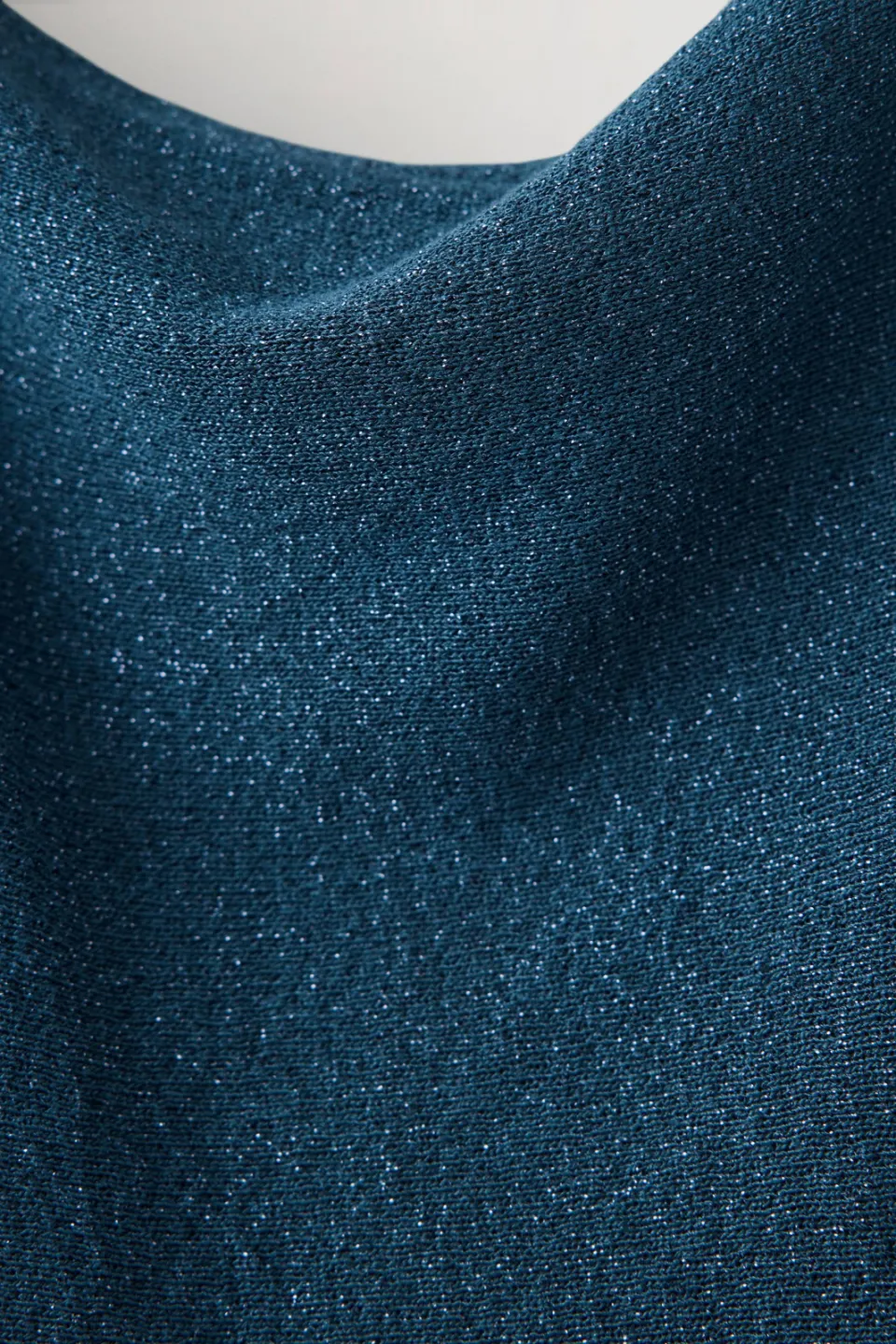 Mango TEEN gebreide top met glitters donkerblauw, foto 5