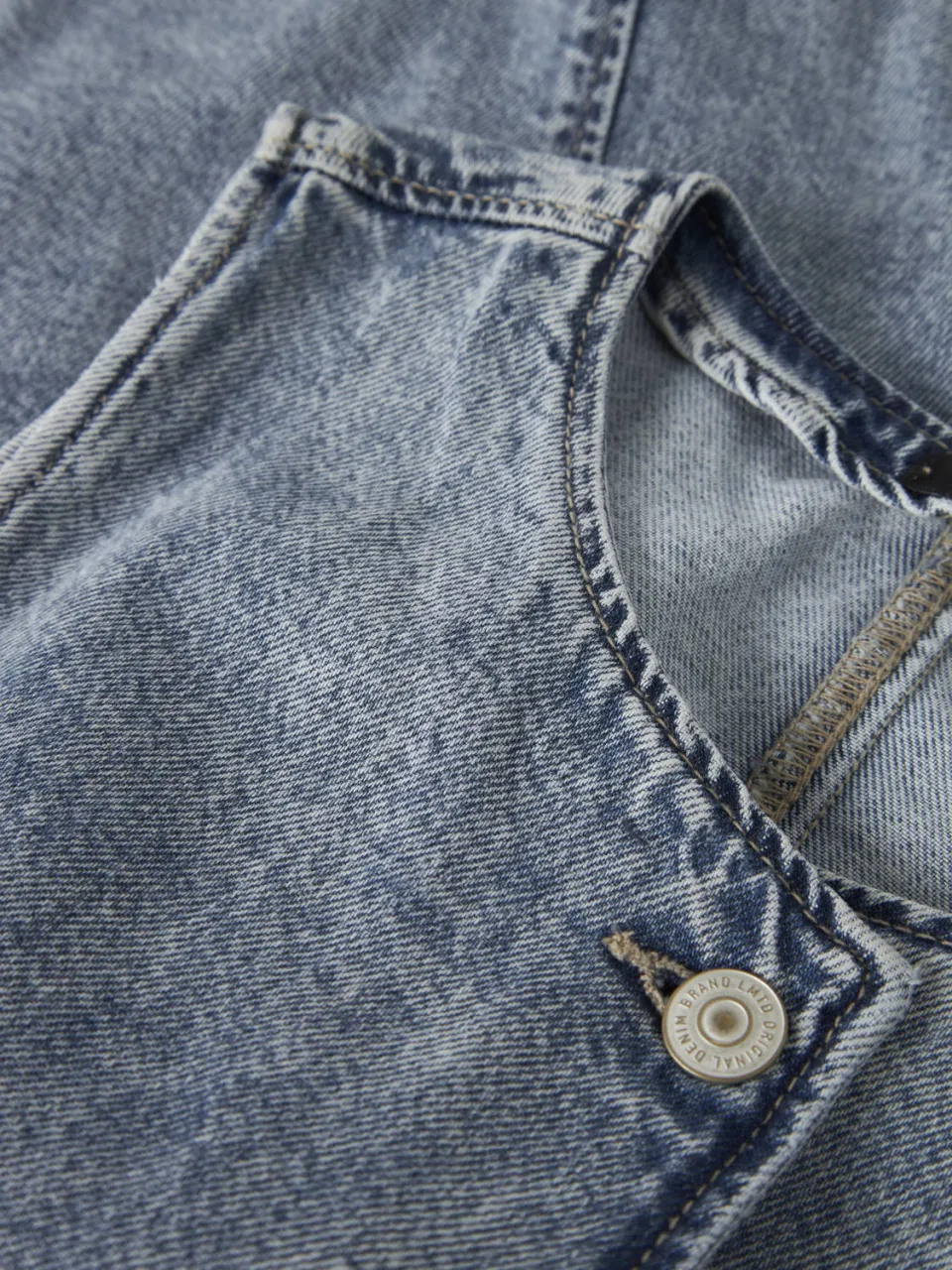LMTD gilet light blue denim, foto 3