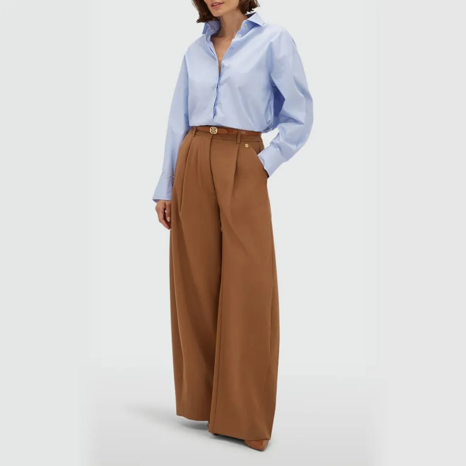 Josh-V Lauri blouse lichtblauw