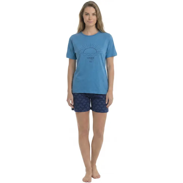 Kisses&Love Kisses And Love KL40000 pyjamaset blauw