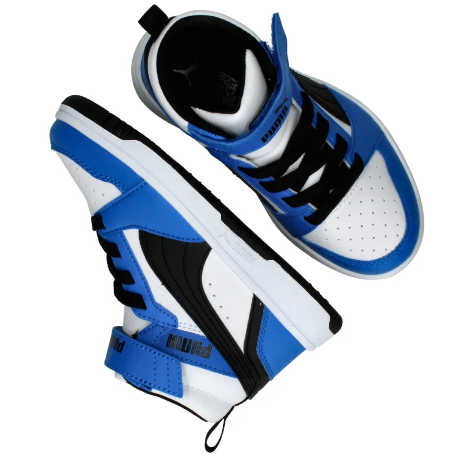 Puma Rebound V6 Mid hoge sneakers wit, foto 8