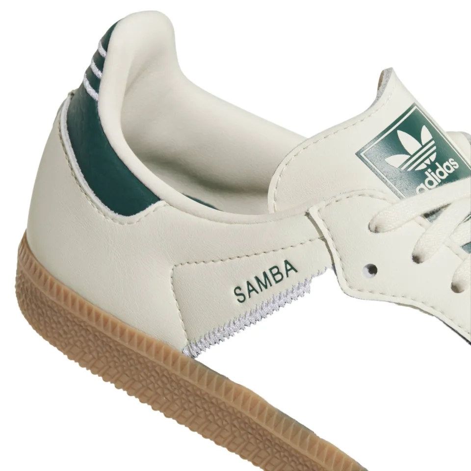 Adidas Originals Samba OG leren sneakers - ecru/groen, foto 6