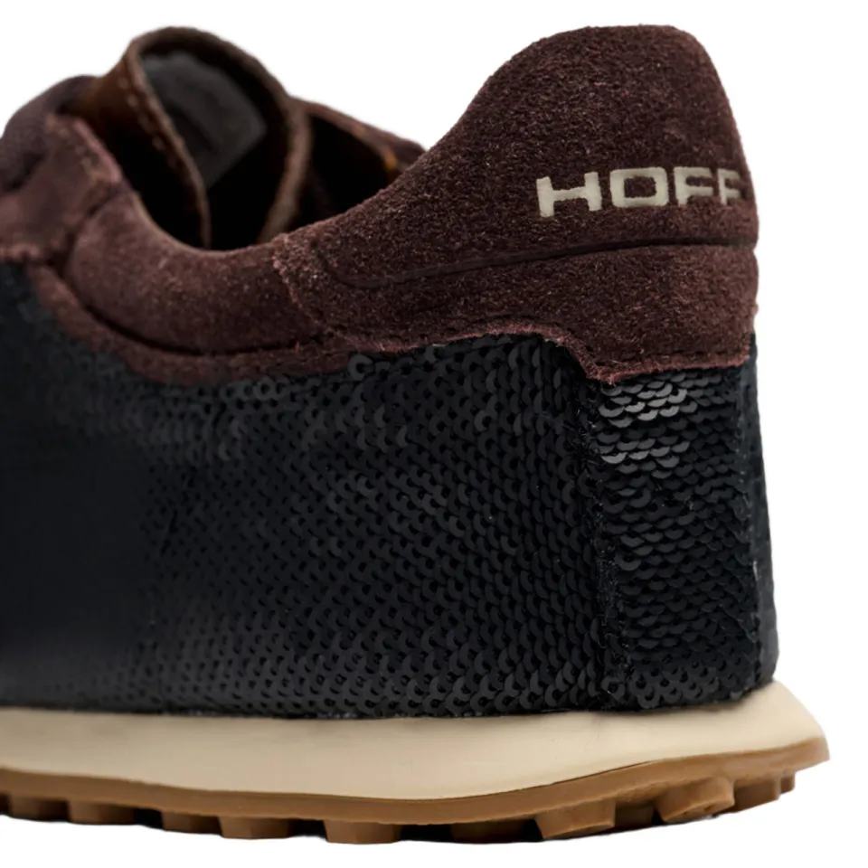 THE HOFF BRAND Dames Sneakers Bridge Sequins - Bruin, foto 4