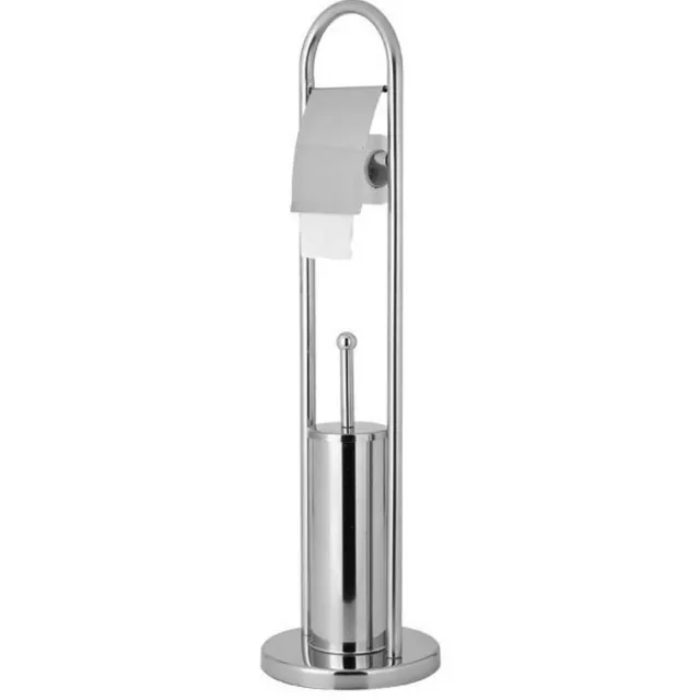 Sapho Toiletborstelhouder Sapho Samba Vrijstaand met Toiletrolhouder Chroom