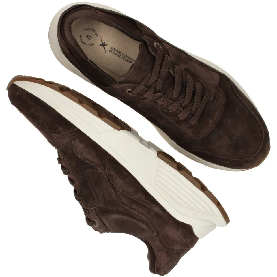 Xsensible Golden Gate Stretchwalker sneaker bruin, foto 5