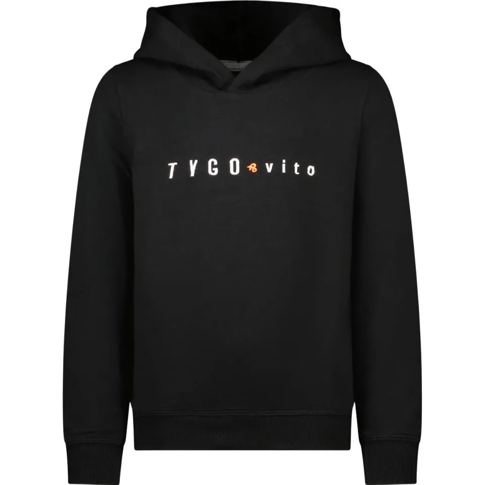 TYGO & vito hoodie zwart, foto 2