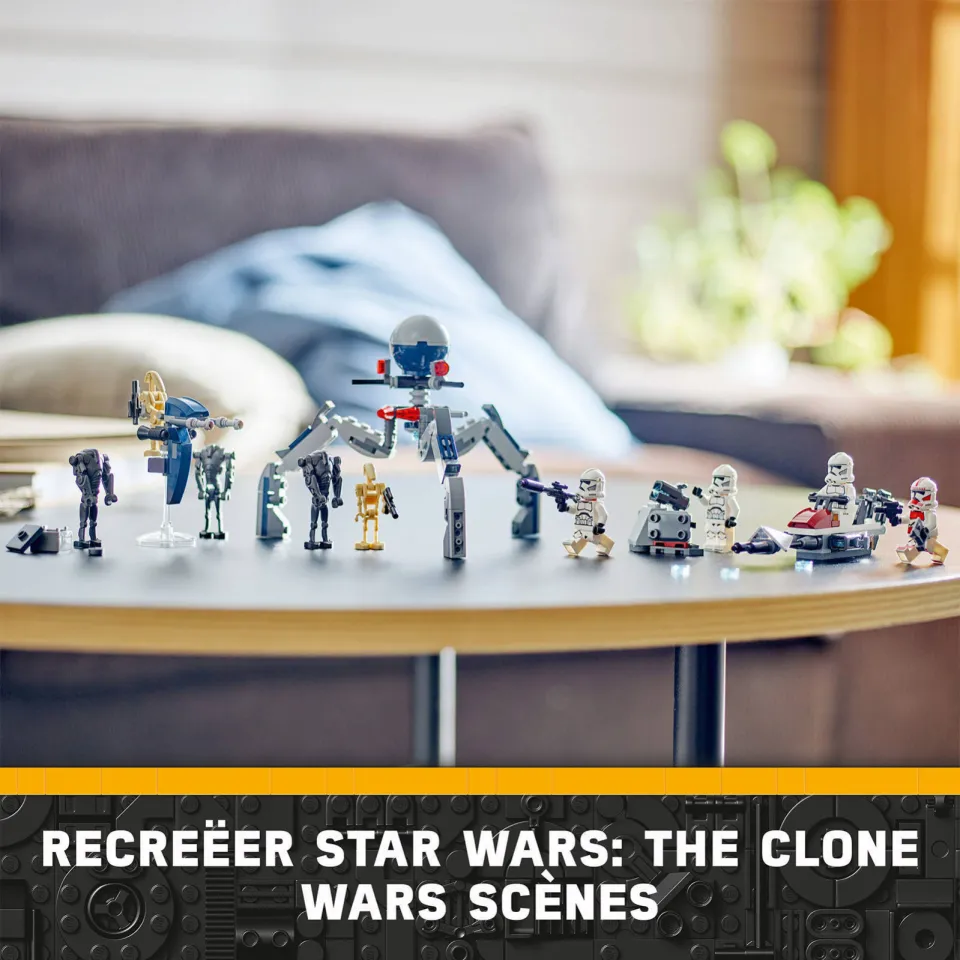Lego Star Wars Clone Trooper & Battle Droid Battle Pack Bouwbaar The Clone Wars Speelgoed 75372, foto 3