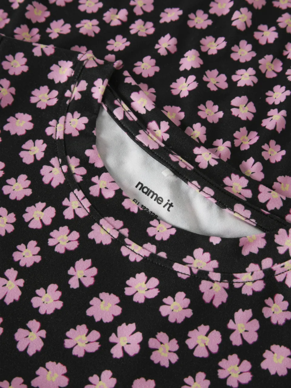 NAME IT gebloemde longsleeve zwart, foto 4