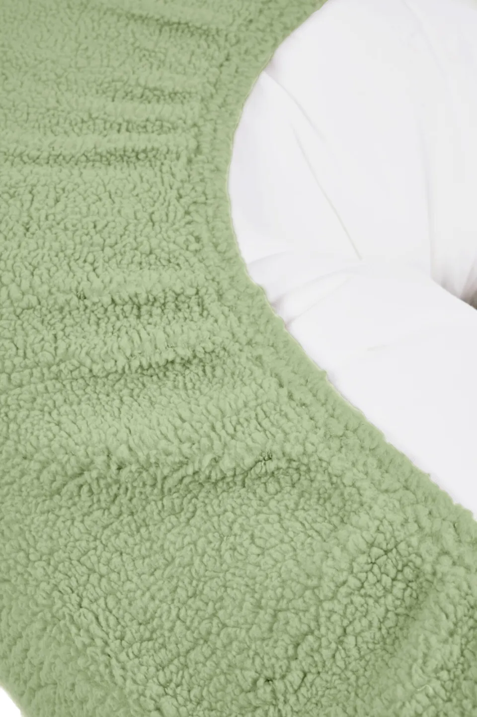 Meyco teddy relaxhoes voor voedingskussen groen, foto 4