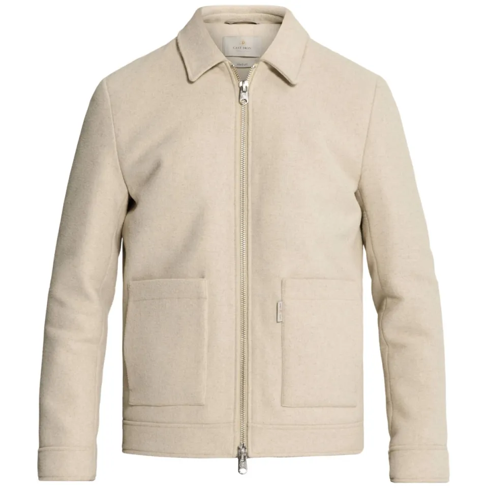 Cast Iron tussenjas met wol - beige, foto 2