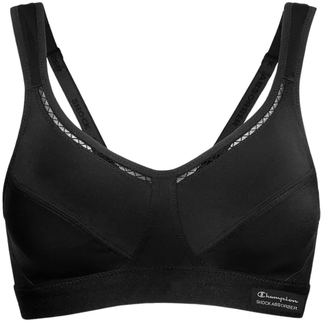 Shock Absorber Active Classic Support Sportbeha Dames zwart