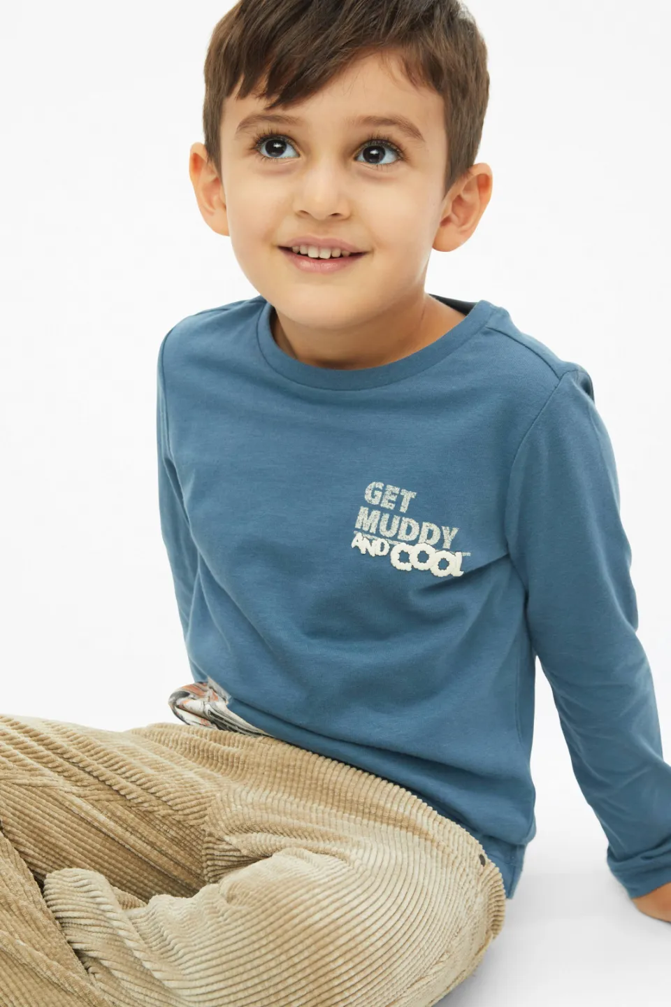 s.Oliver longsleeve met print blauw, foto 4