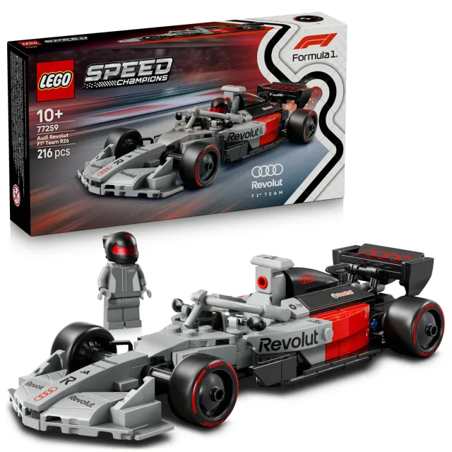Lego Speed Champions Audi Revolut F1 Team R26 Racewagen Set 77259, foto 2