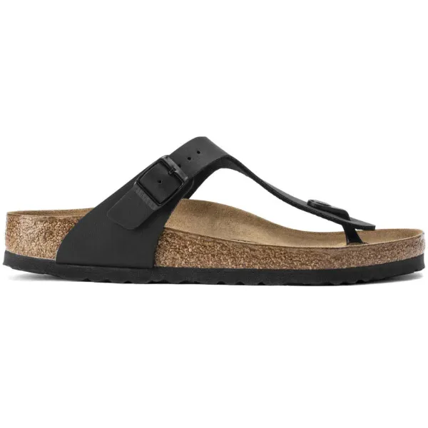 Birkenstock Gizeh smal voetbed dames slipper Zwart