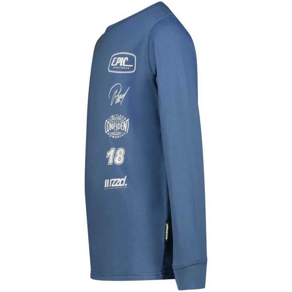 Raizzed longsleeve blauw, foto 5