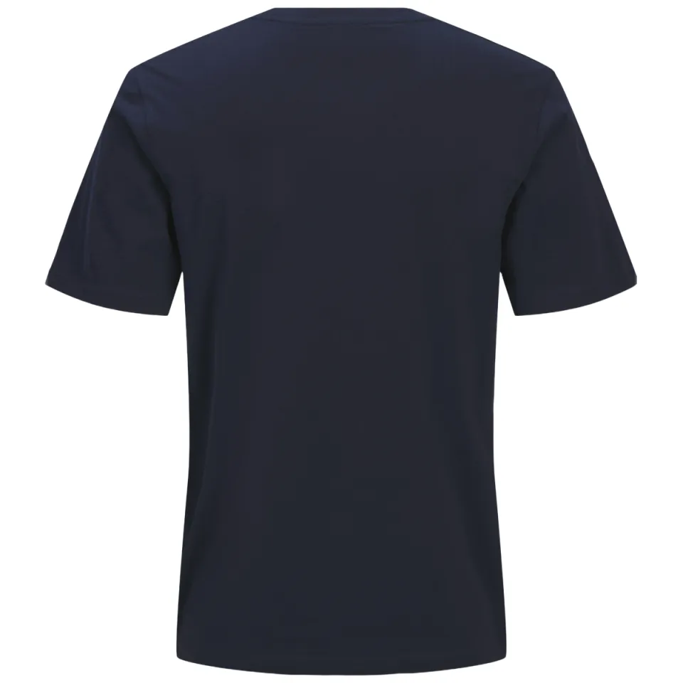 Jack & Jones t-shirt donkerblauw met logo, foto 3