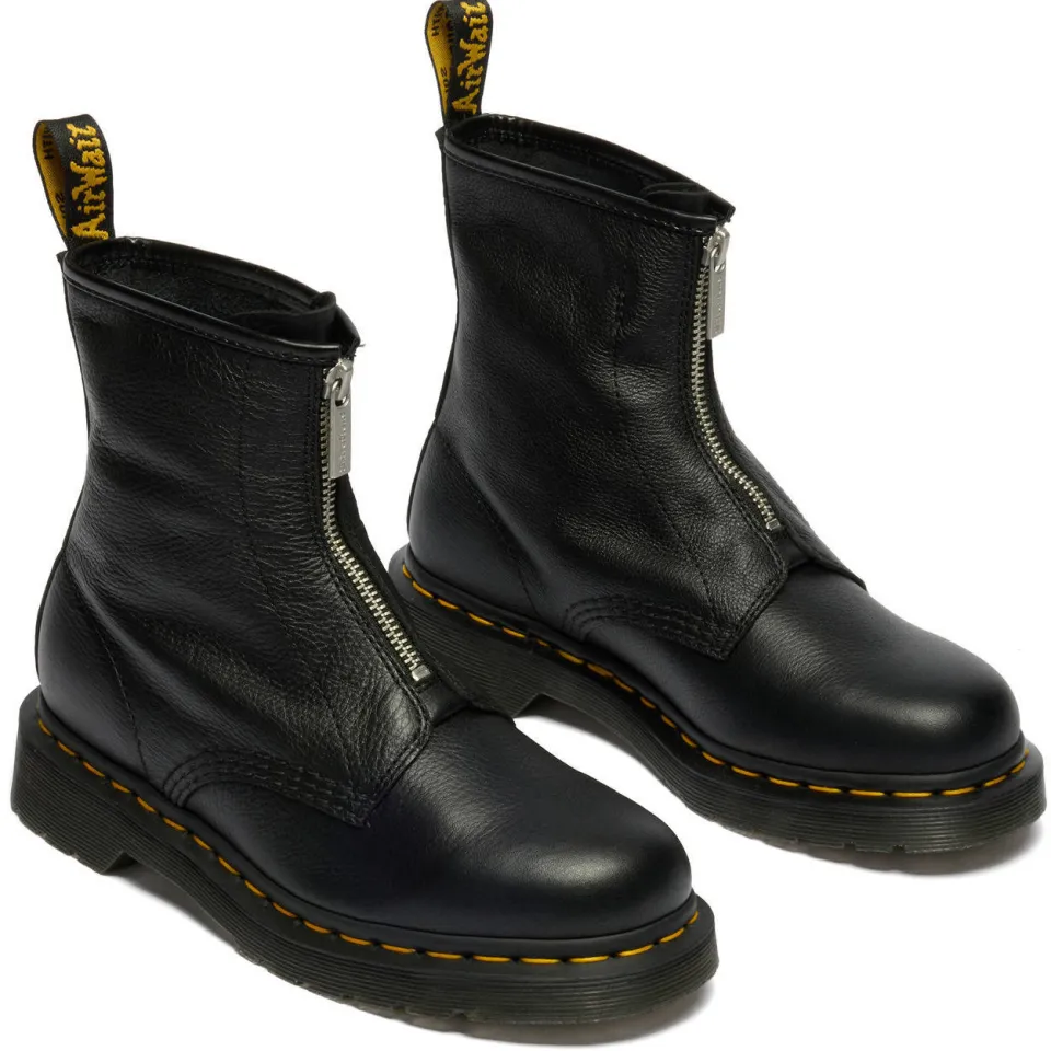 Dr. Martens 1460 Fz Black Virginia leren enkelboots zwart, foto 3