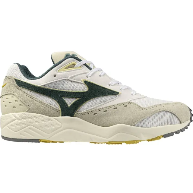 Mizuno Contender sneakers wit Ecru/groen/zand