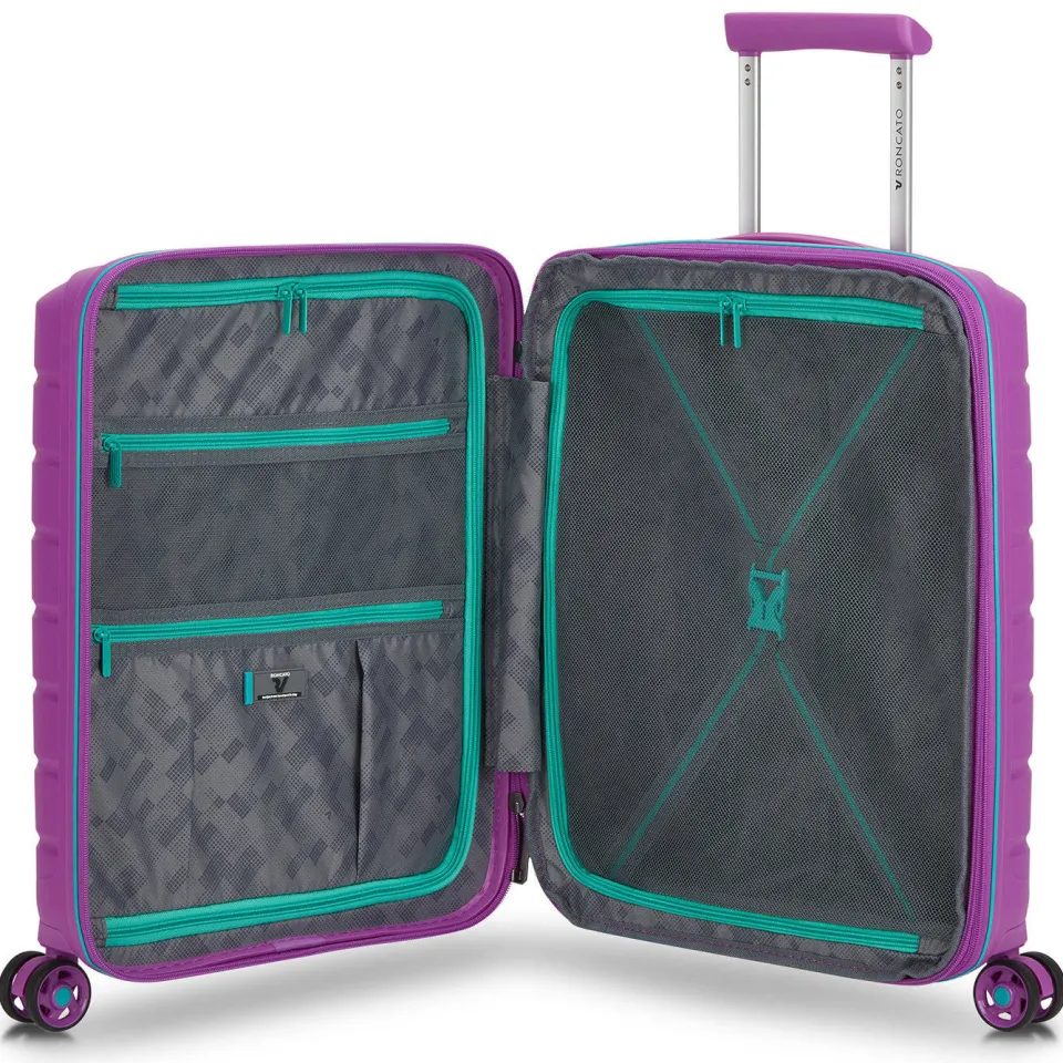 Roncato B-Flying Expandable koffer 55 paars, foto 6